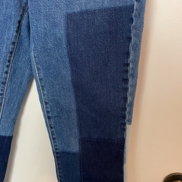 Universal Thread Color Block Cropped Jeans - Picture 10 of 13
